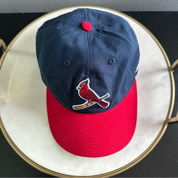 St. Louis Cardinals Ball Adjustable Strap Baseball Dad Hat Cap Busey Bank OS - Picture 4 of 8